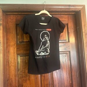 Black Graphic T-Shirt/ Biggie Smalls